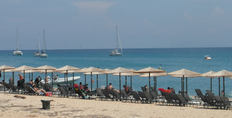 Skala beach, a short distance from Butterfly Meadow Villa, Cephalonia