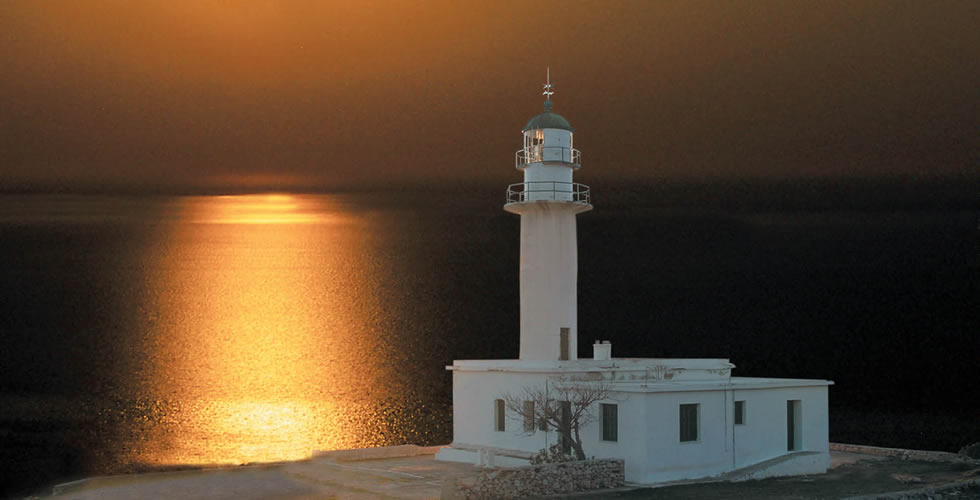 The Gerogompos Lighthouse, Kefalonia, Greece